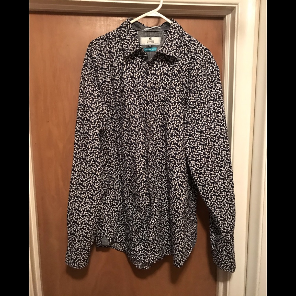Men’s Button Down Floral Shirt